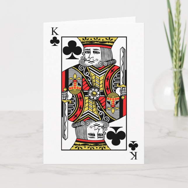 King of Clubs Card (Front)