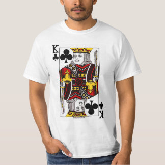 King Of Clubs Playing Card T-Shirt