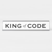 King of Code Funny Gift Computer Programmer