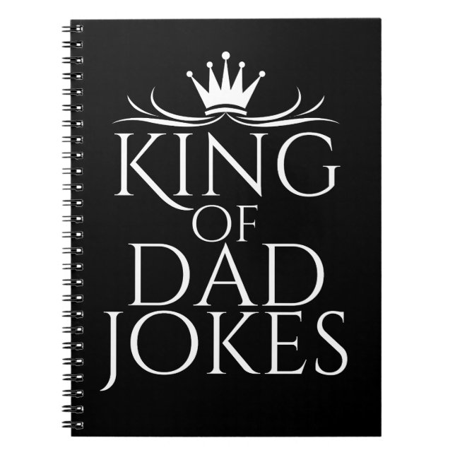 King of Dad Jokes Notebook (Front)