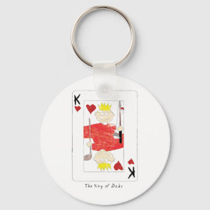king of dads card key ring