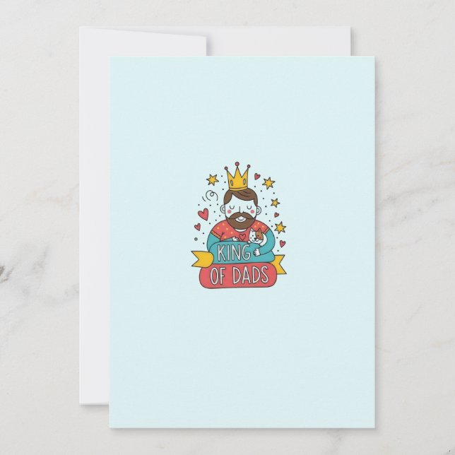 King of Dads Father's Day Invitation (Front)