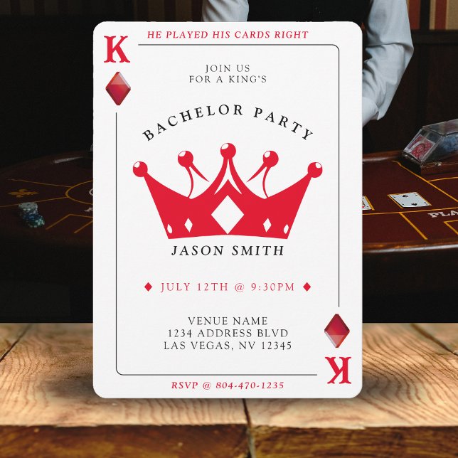 King of Diamonds Casino Poker Card Bachelor Party (King of Diamonds Casino Poker Card Bachelor Party
)