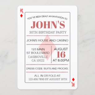 King of Diamonds Casino Poker Playing Card