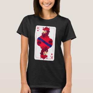 King Of Diamonds Costume Halloween Playing Cards T-Shirt