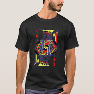 King Of Diamonds Deck Of Cards Group Costume Hallo T-Shirt