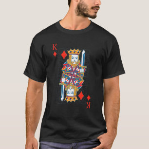 King Of Diamonds Easy Halloween Costume Front T-Shirt