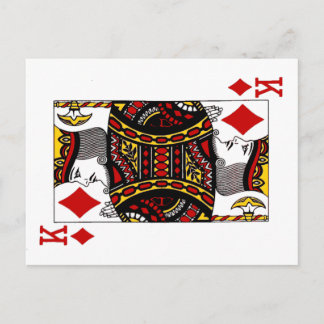 King of Diamonds Postcard