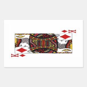 King of Diamonds - Rectangle Sticker