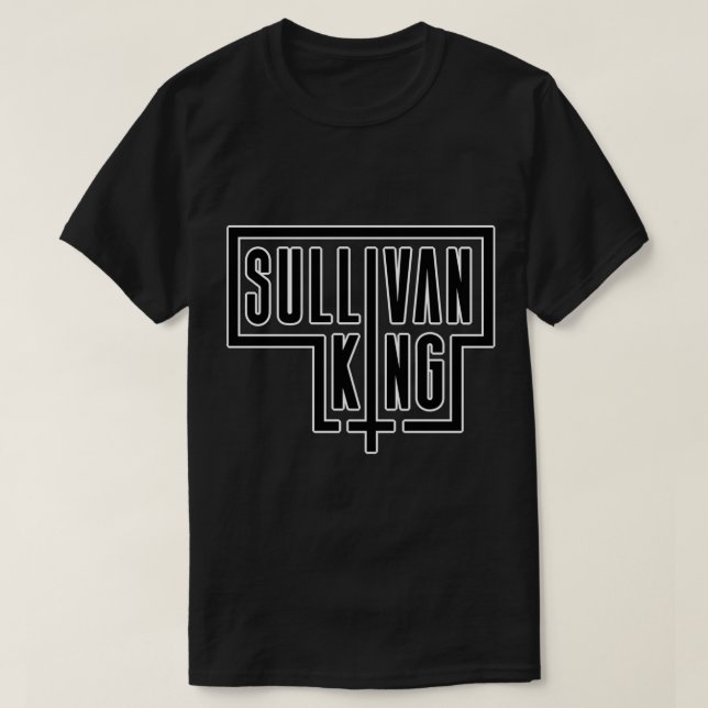 King of EDM Sullivan Sticker T-Shirt (Design Front)