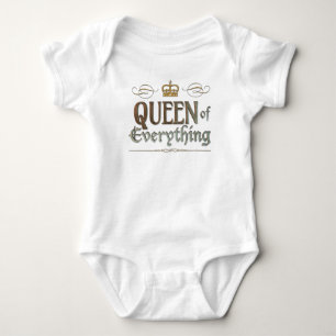 KING of Everything - Grand Mediaeval Royal Crown Baby Bodysuit