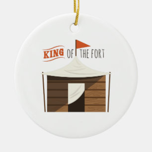 King Of Fort Ceramic Tree Decoration