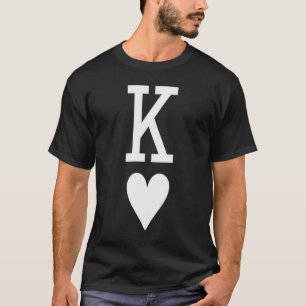 King Of Hearts And Queen Of Hearts Couples Matchin T-Shirt