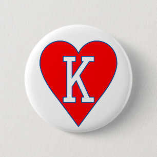 King of Hearts Button
