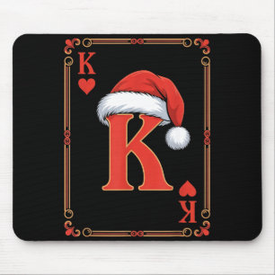 King Of Hearts Christmas Costume Playing Cards Kin Mouse Pad