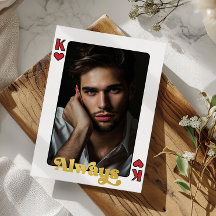 King of Hearts Custom Photo Valentines Day