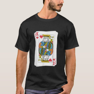 King Of Hearts Deck Of Cards Halloween Matching Ca T-Shirt