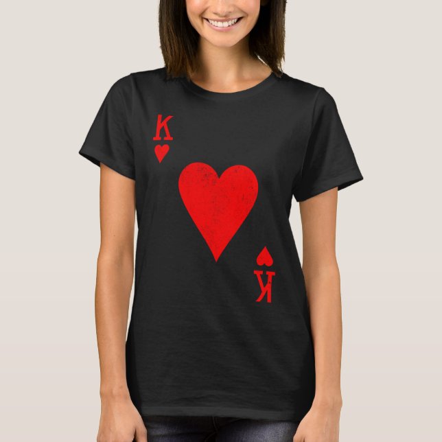 King Of Hearts Matching Couple Saint Valentine's D T-Shirt (Front)