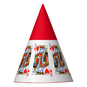 King of Hearts party hat