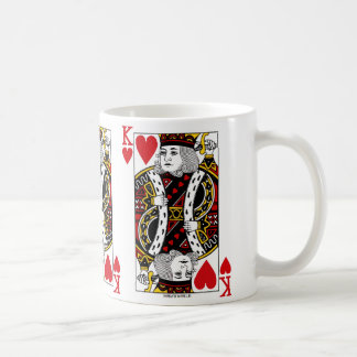 King Of Hearts Playing Card Coffee Mug