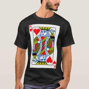 King Of Hearts Playing Card Valentine Costume T-Shirt