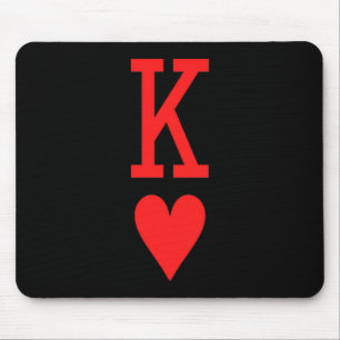 King Of Hearts Queen Of Hearts Couples Matching Me Mouse Pad