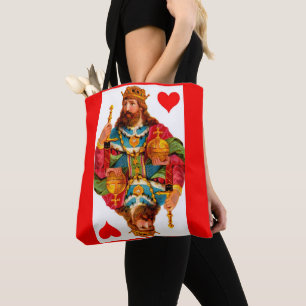 King of Hearts Queen of Hearts Tote Bag