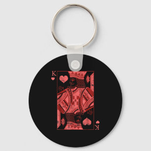 King Of Hearts Valentines Day Cool V-day Couple Ma Key Ring