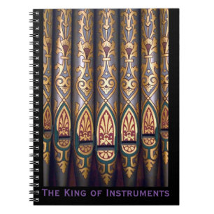 King of instruments notepad spiral notebook