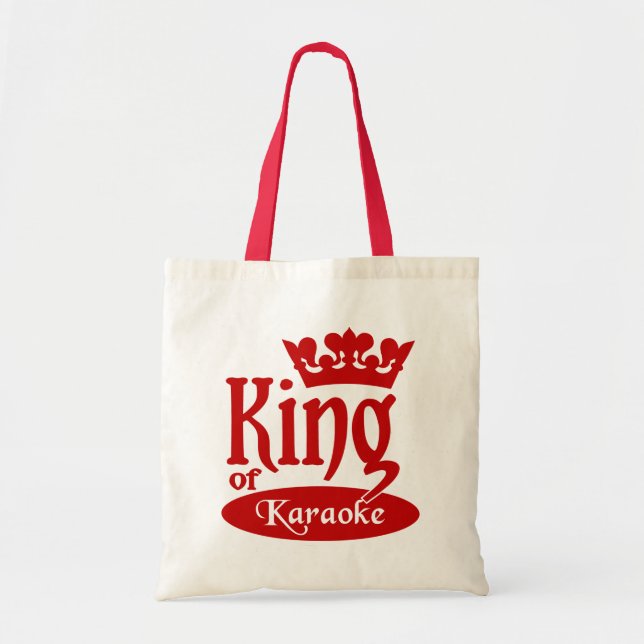 King of Karaoke bag - choose style & colour (Front)