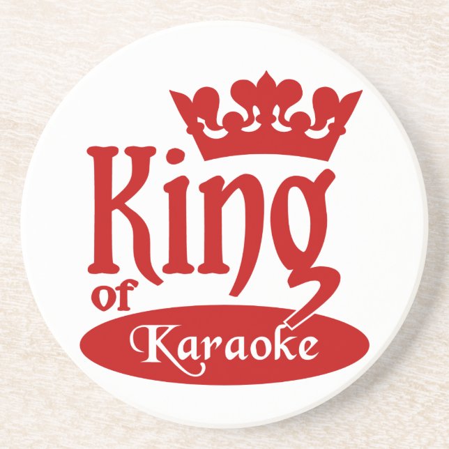 King of Karaoke coaster (Front)
