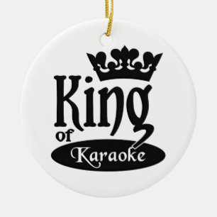 King of Karaoke ornament