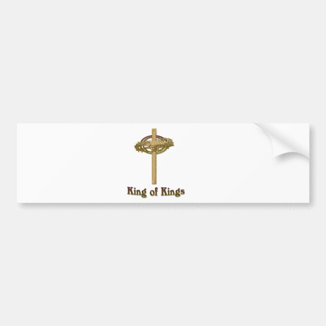 King Of Kings Bumper Sticker (Front)
