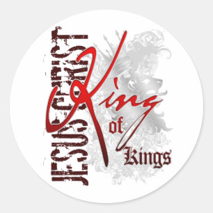 King of Kings Classic Round Sticker