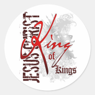 King of Kings Classic Round Sticker