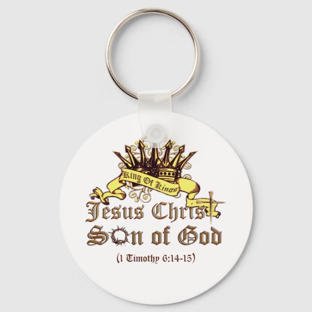 King of Kings Religious Key Ring (Front)