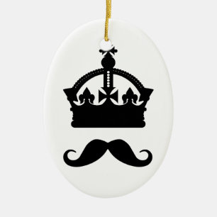 King of Moustaches custom ornament