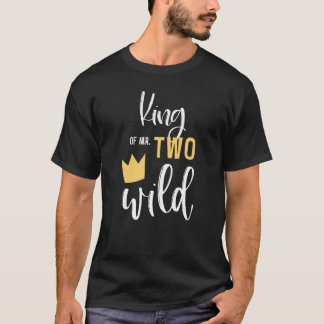 King Of Mr Two Wild 2nd Birthday Party Things Matc T-Shirt