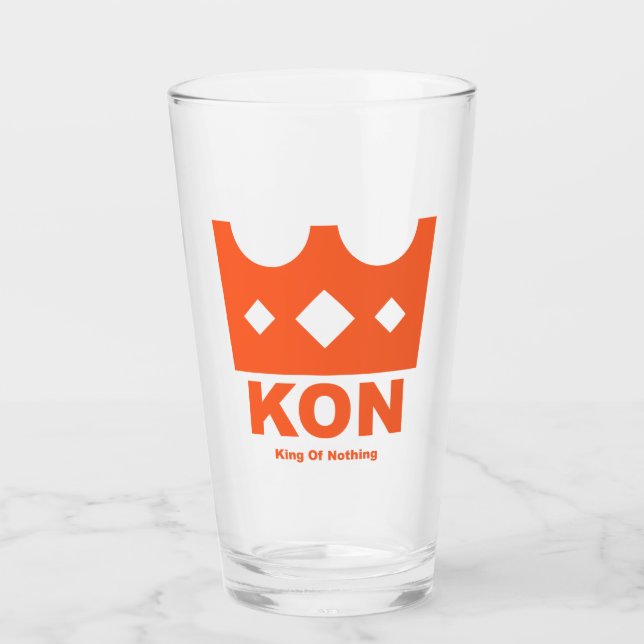 King Of Nothing Glass (Front)