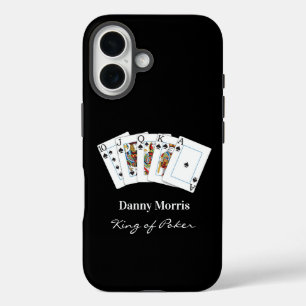 King of Poker Hand iPhone 16 Case