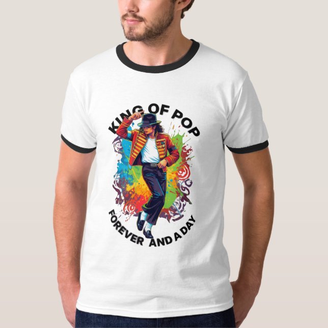 King Of Pop Forever And A Day T-Shirt (Front)