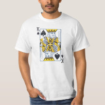 King of spades distressed vintage style