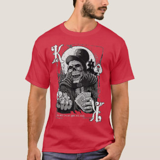 King Of Spades Gambling Reaper - Vintage Poker Des T-Shirt