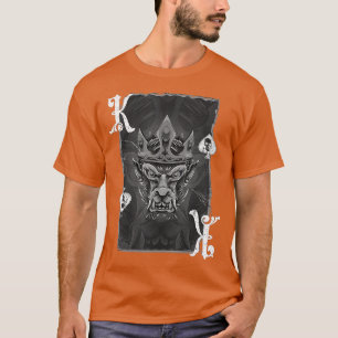 King Of Spades Monkey King - Vintage Poker  T-Shirt