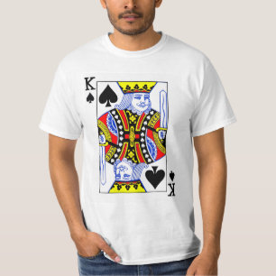 King of Spades Playing Card T-Shirt