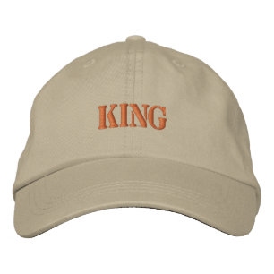 "King" of Style Khaki Adjustable Hat