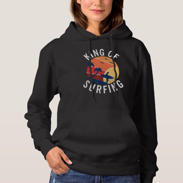 King Of Surfing Wake Surfer Hoodie (Front)