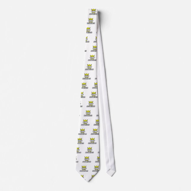 King of the Accountants Tie (Front)