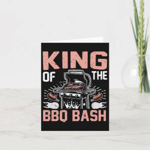King Of The Bbq Bash Bbq Party Card
