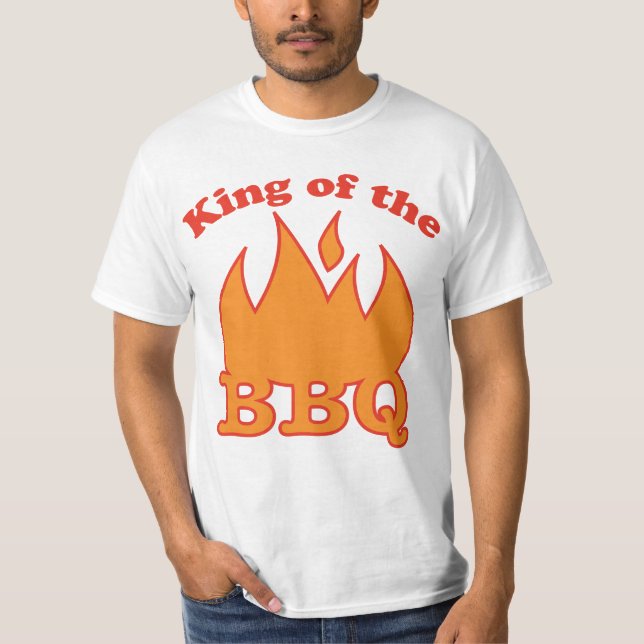 King Of The BBQ T-Shirt (Front)